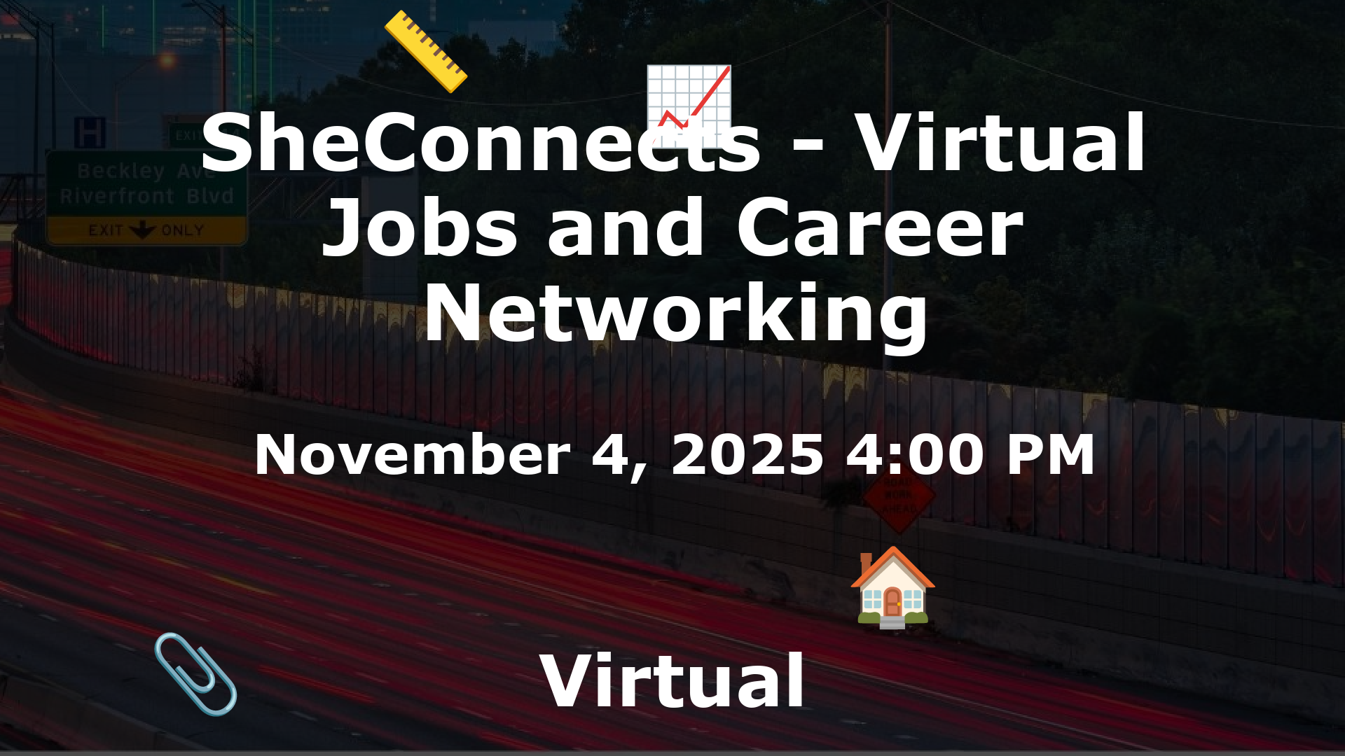 SheConnects - Virtual Jobs and Career Networking event image